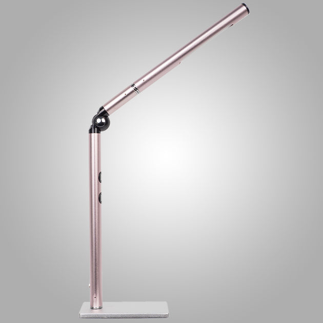 Rose Gold Otsego Dynamic Color LED Desk Lamp with battery backup